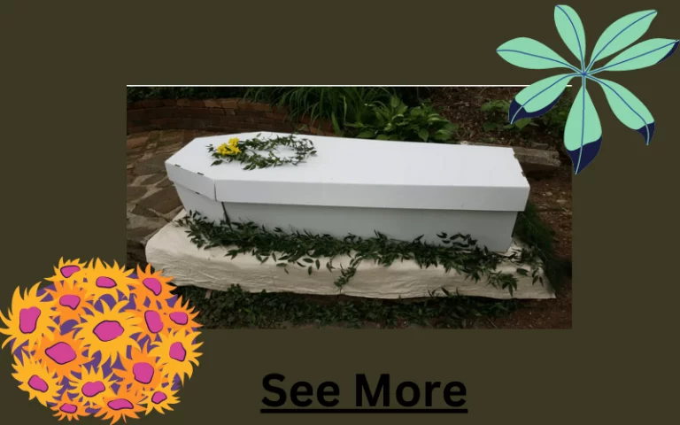 Eco-friendly white cardboard coffin