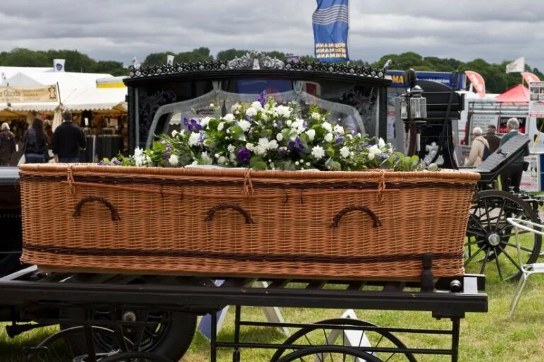 Wicker Coffin